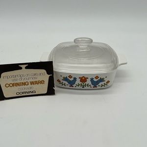 Corningware country festival casserole dish